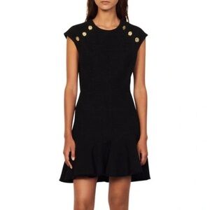 NWT Sandro Liliana Tweed Dress